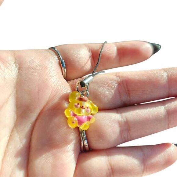 Mini Pompompurin Sanrio Phone Charm - Picture 1 of 2
